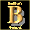 BadBob's Cool B Award